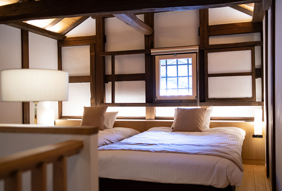 Music, aromatic scents, and the finest bedding made in Japan